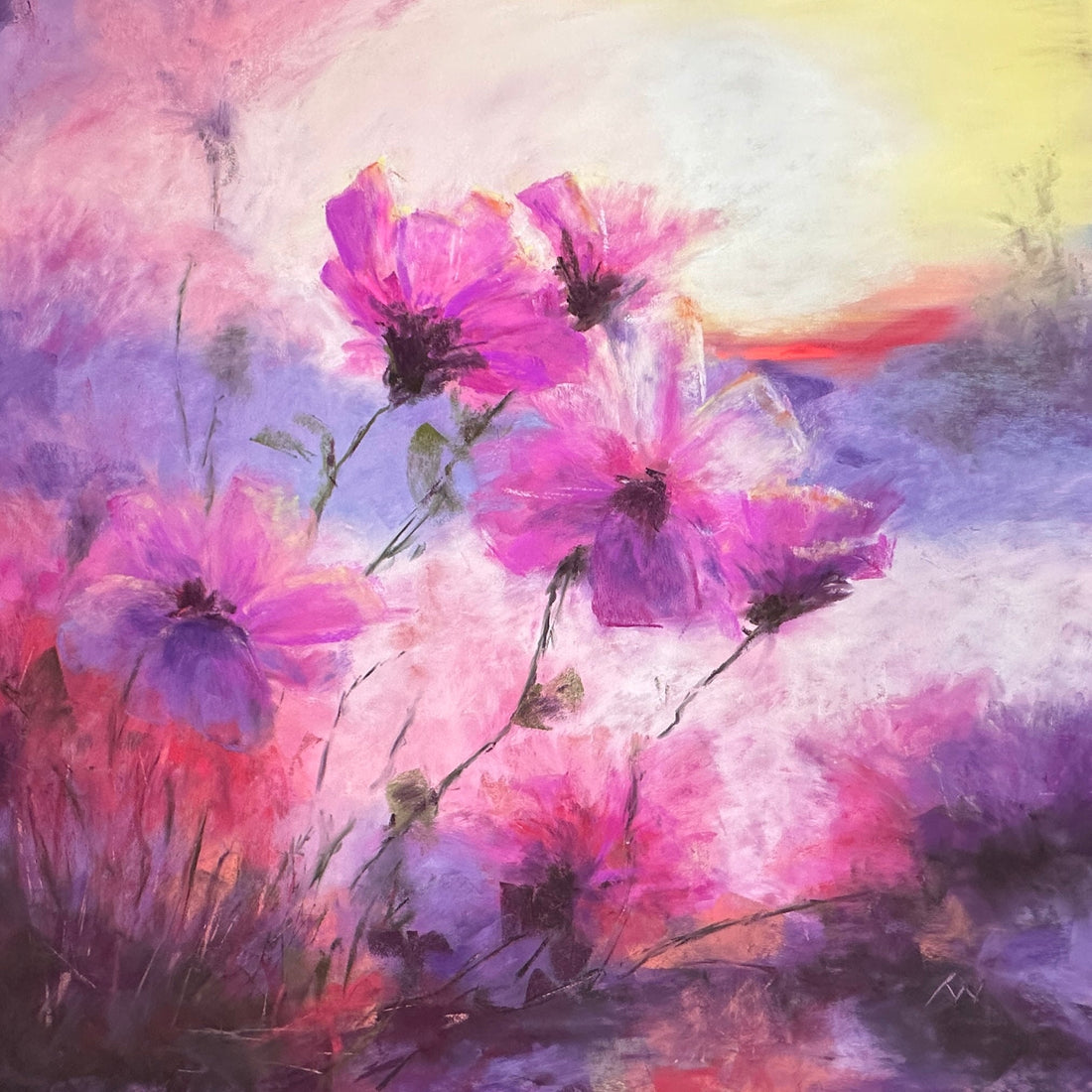 Tiffani Williams’ Pastel “Basking” Juried into “While It Lasts: An Intersection of Art and Nature” at Lemon Street Gallery
