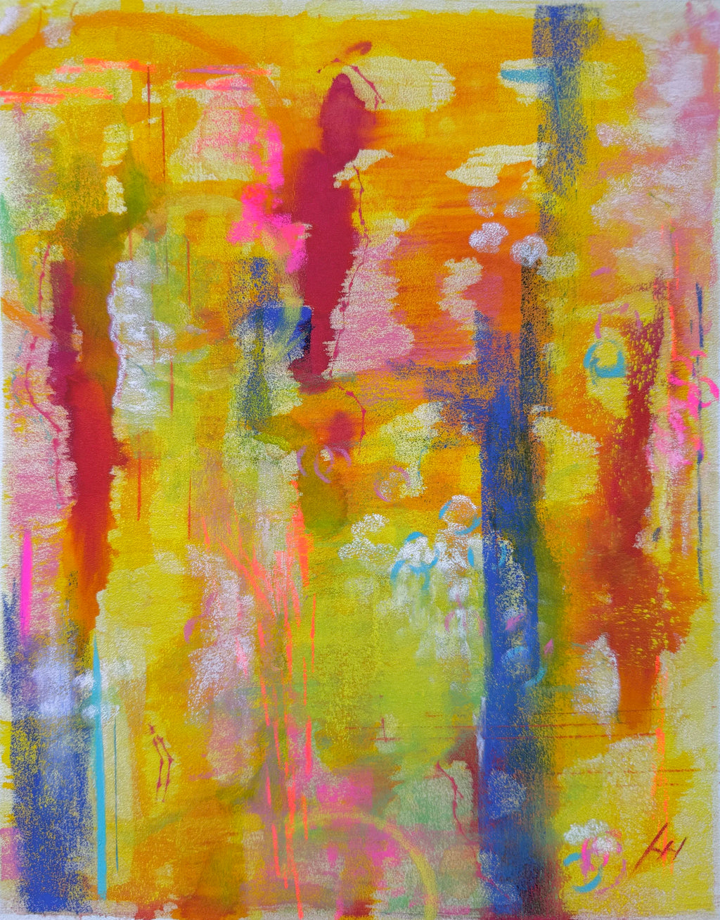 "Just Let Your Emotions Flow" Original Painting