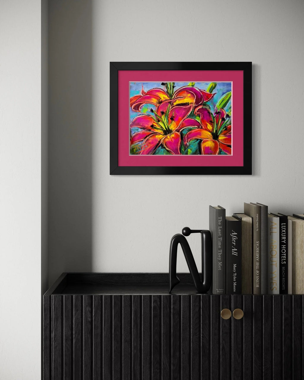 "Stop and Smell the Lilies" Original Painting
