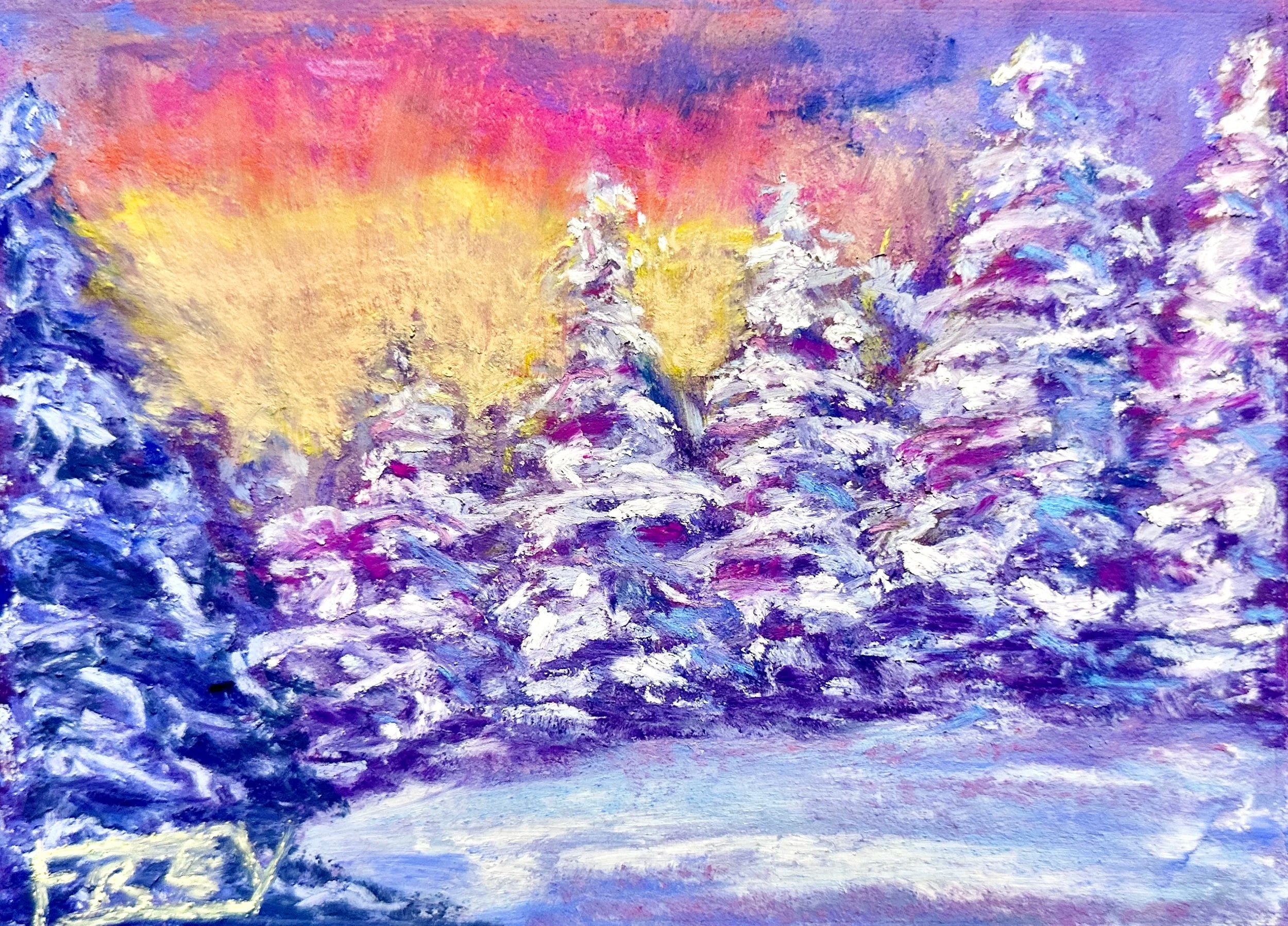 "Winter Woods" Original Painting